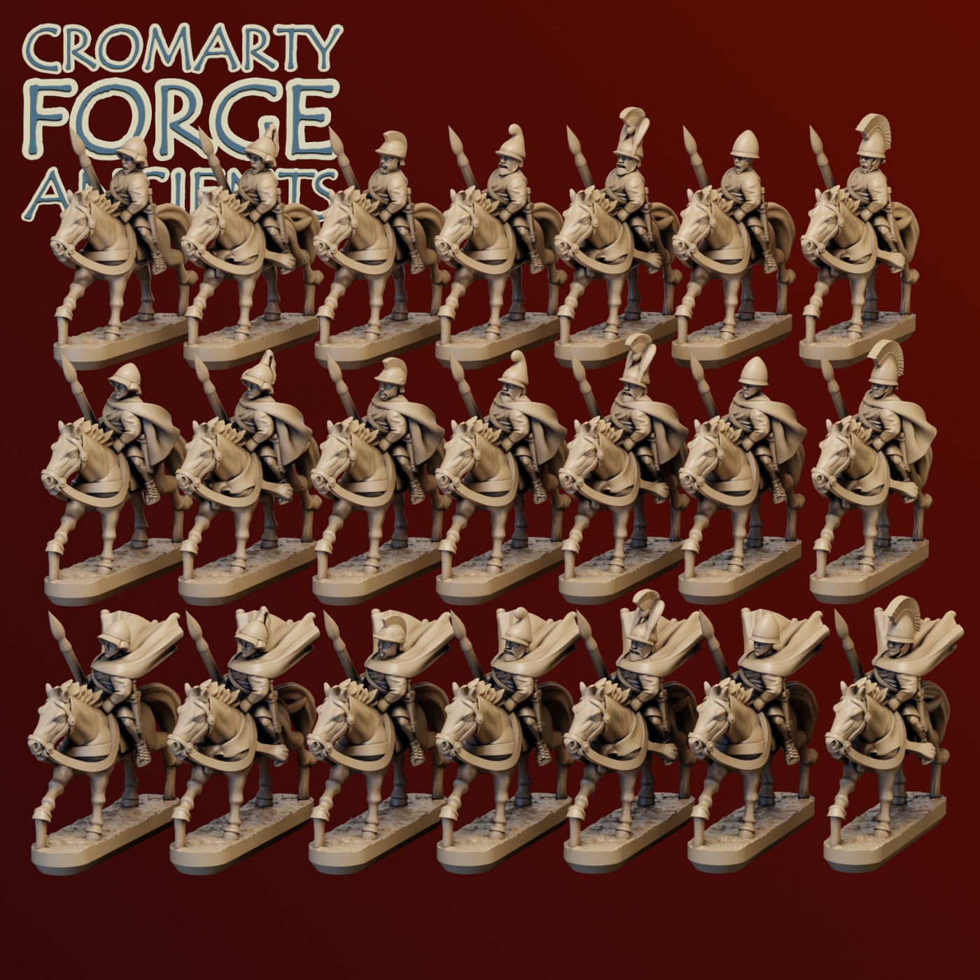 10mm Macedonian: Greek Light Cavalry - Image 4