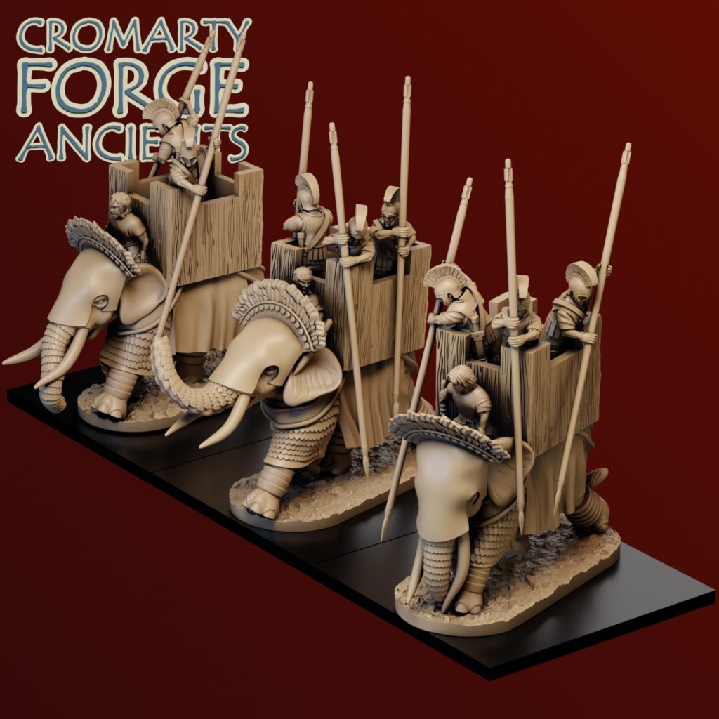 15mm Macedonian: War Elephants