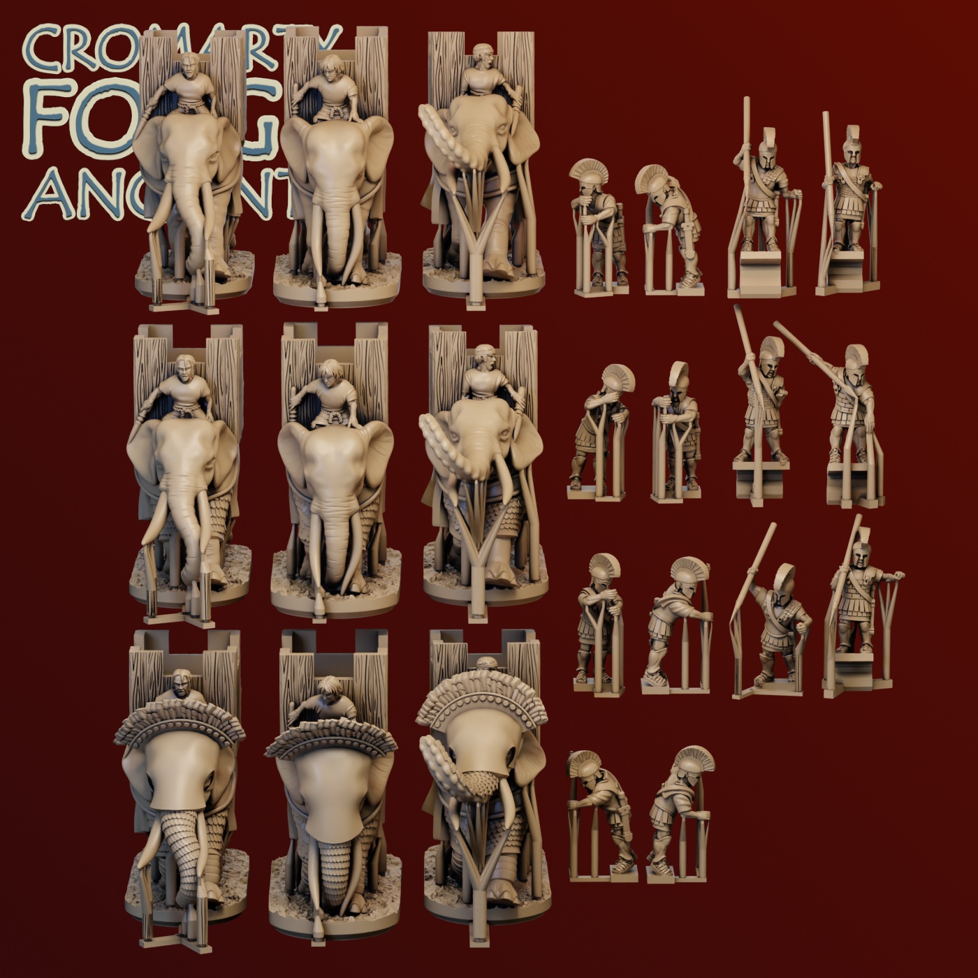 15mm Macedonian: War Elephants - Image 5