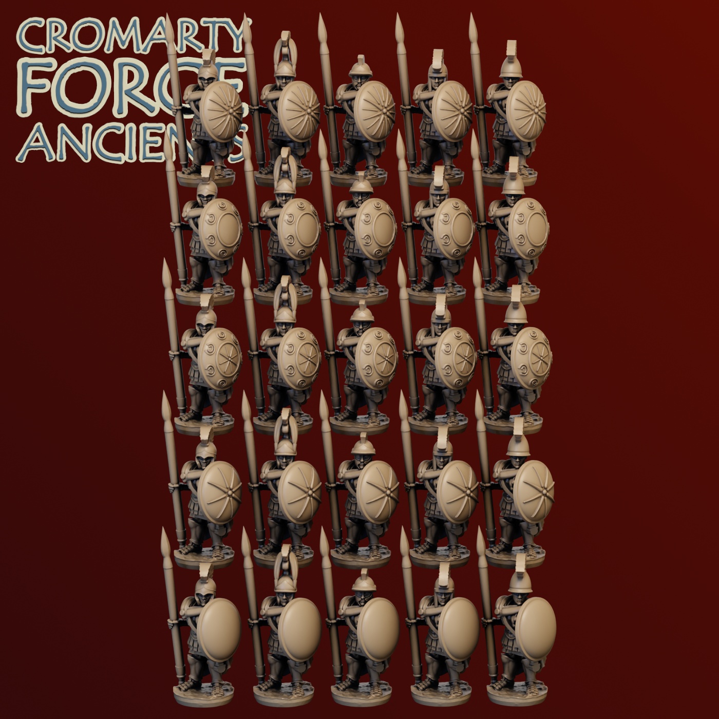 10mm Macedonian: Hypaspists Command - Image 5