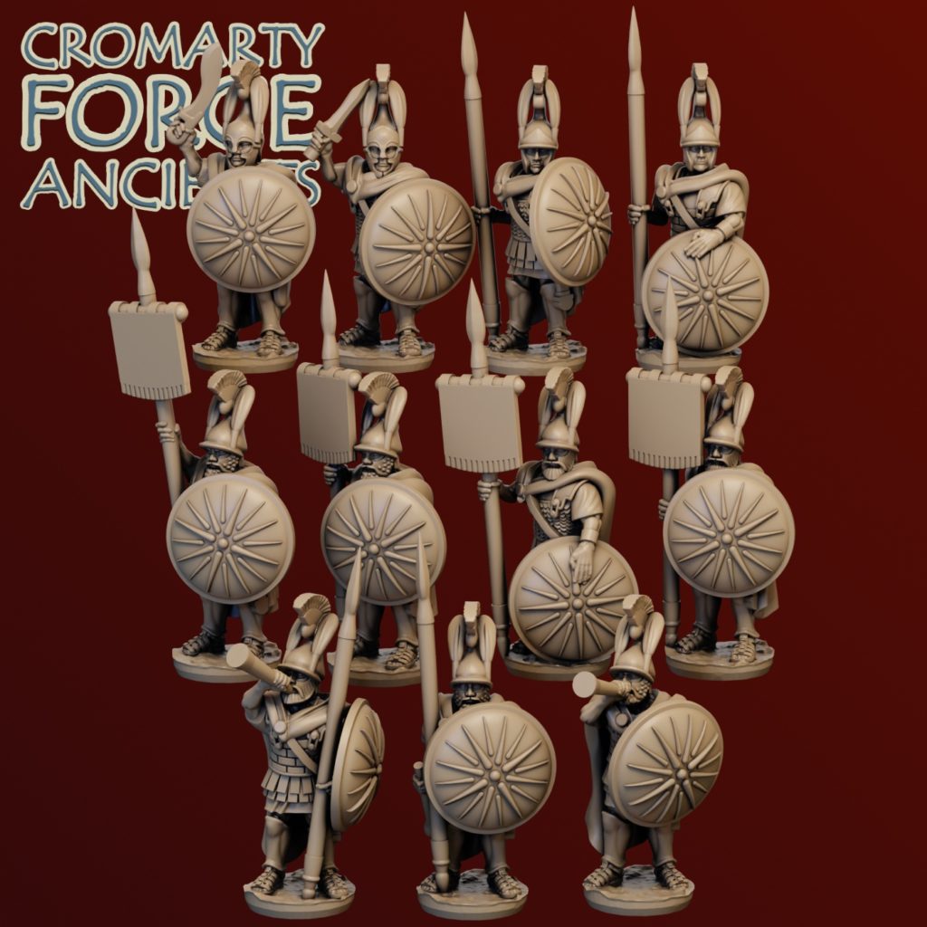 15mm Macedonian: Hypaspists Command