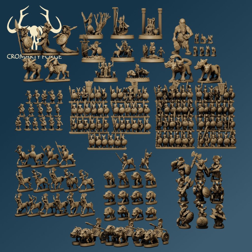 10mm Homeric Beastkin Army