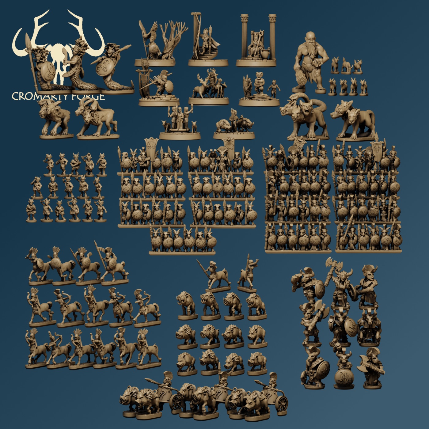 10mm Homeric Beastkin Army