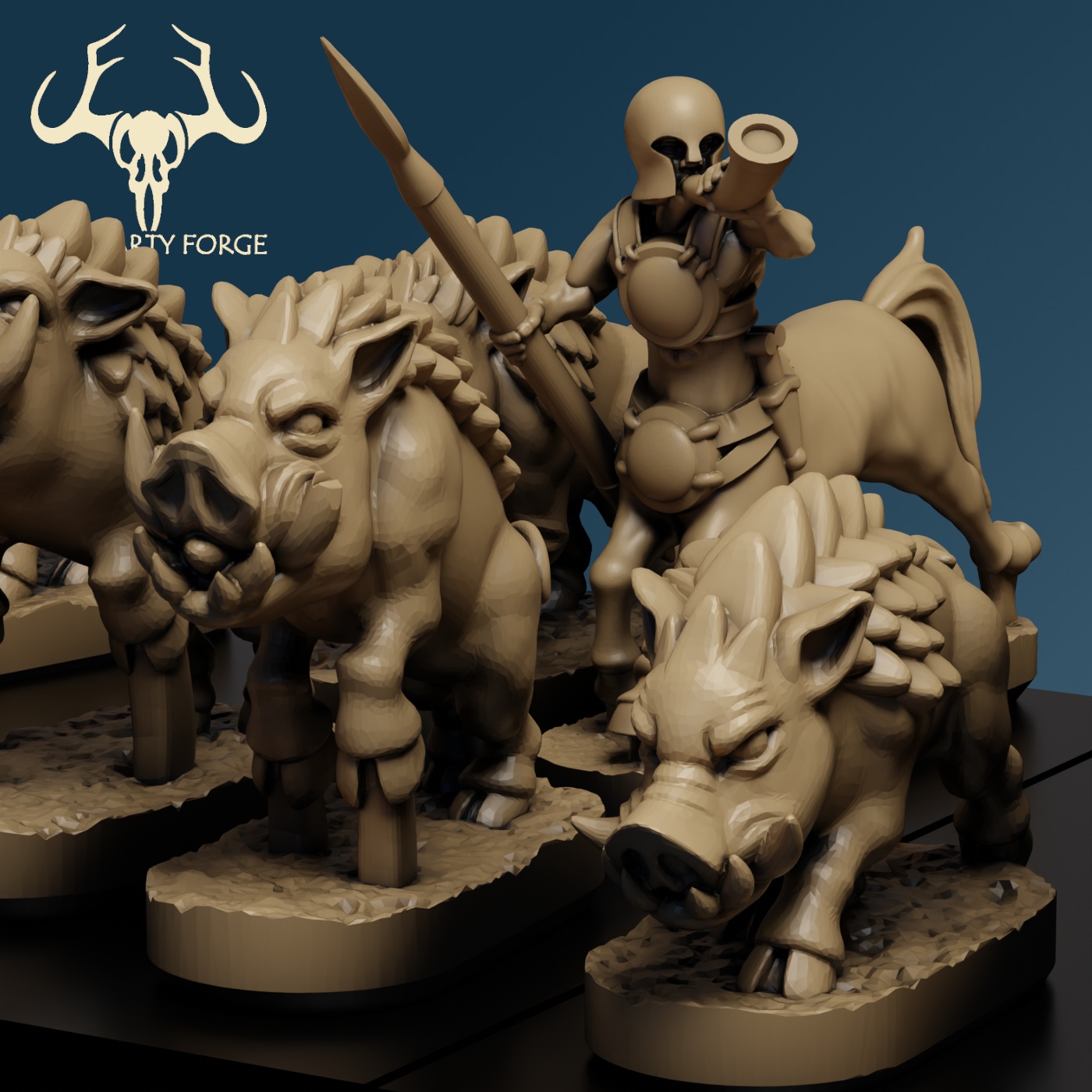10mm Homeric Beastkin Army - Image 12