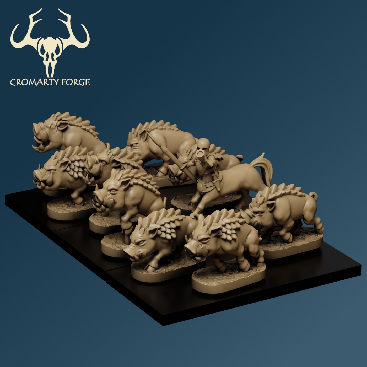 10mm Homeric Beastkin Battle Boars - Image 2