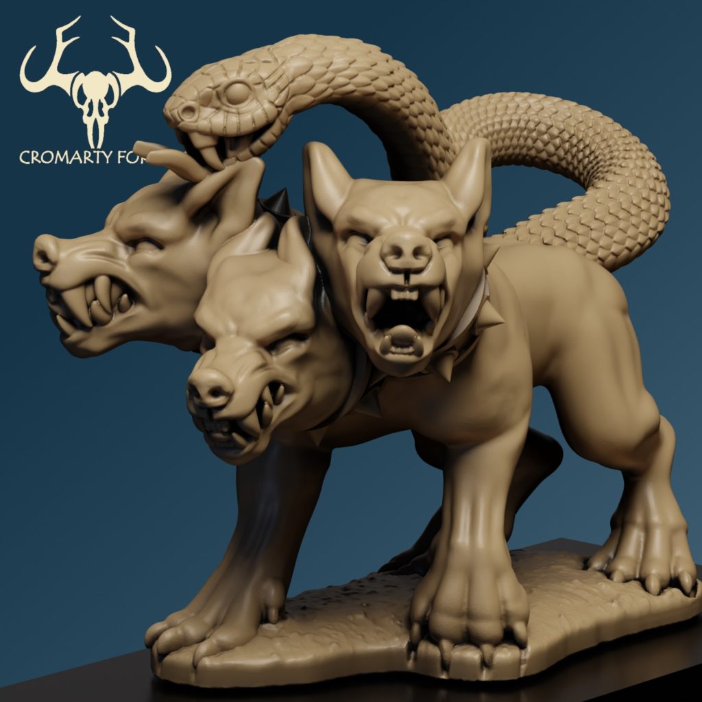 10mm Homeric Beastkin Cerberus