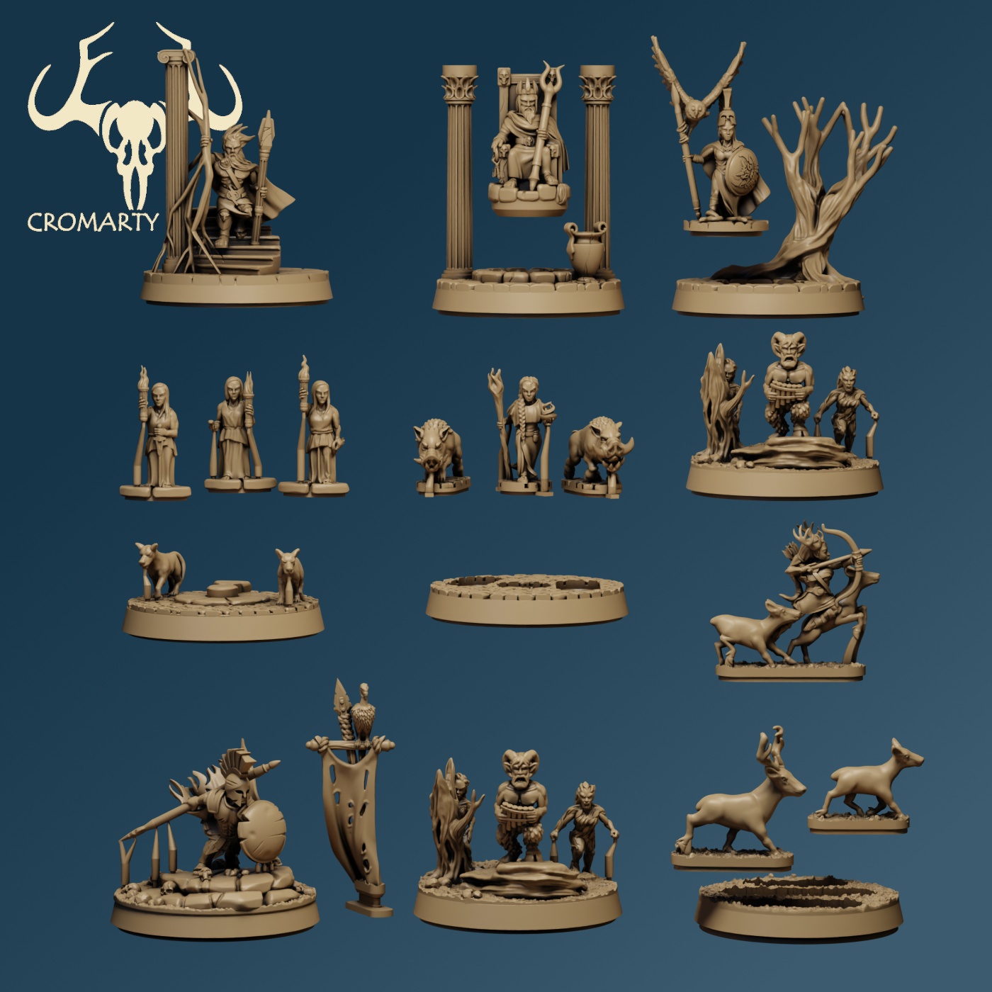 10mm Homeric Beastkin Gods - Image 10
