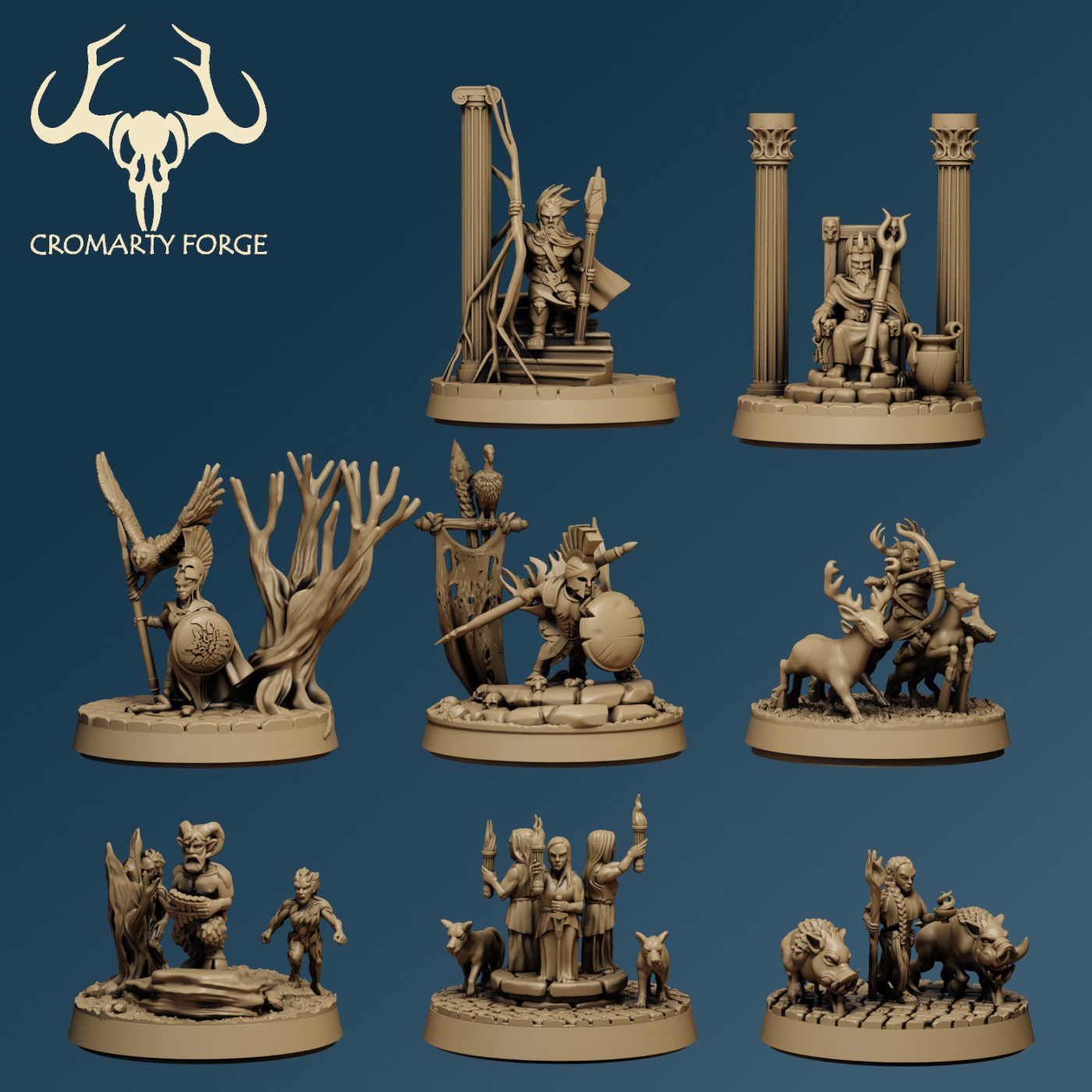 10mm Homeric Beastkin Gods - Image 2