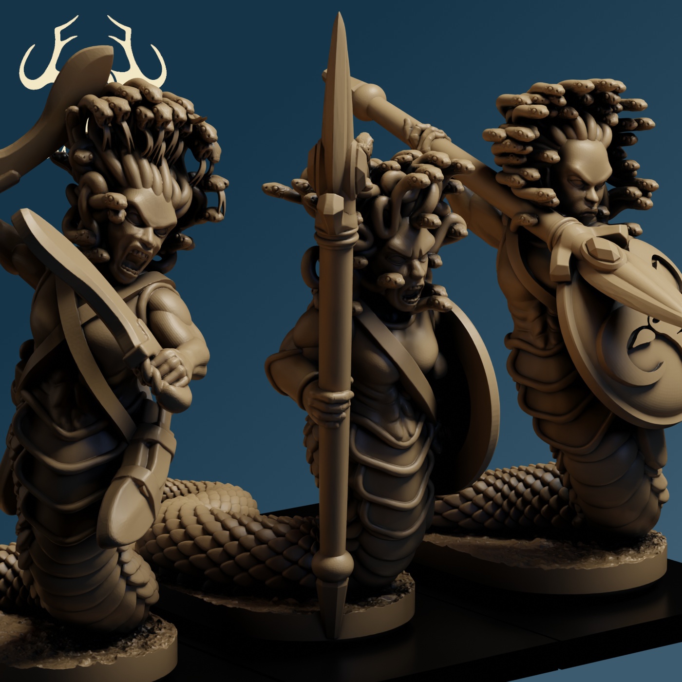 10mm Homeric Beastkin Gorgons - Image 5