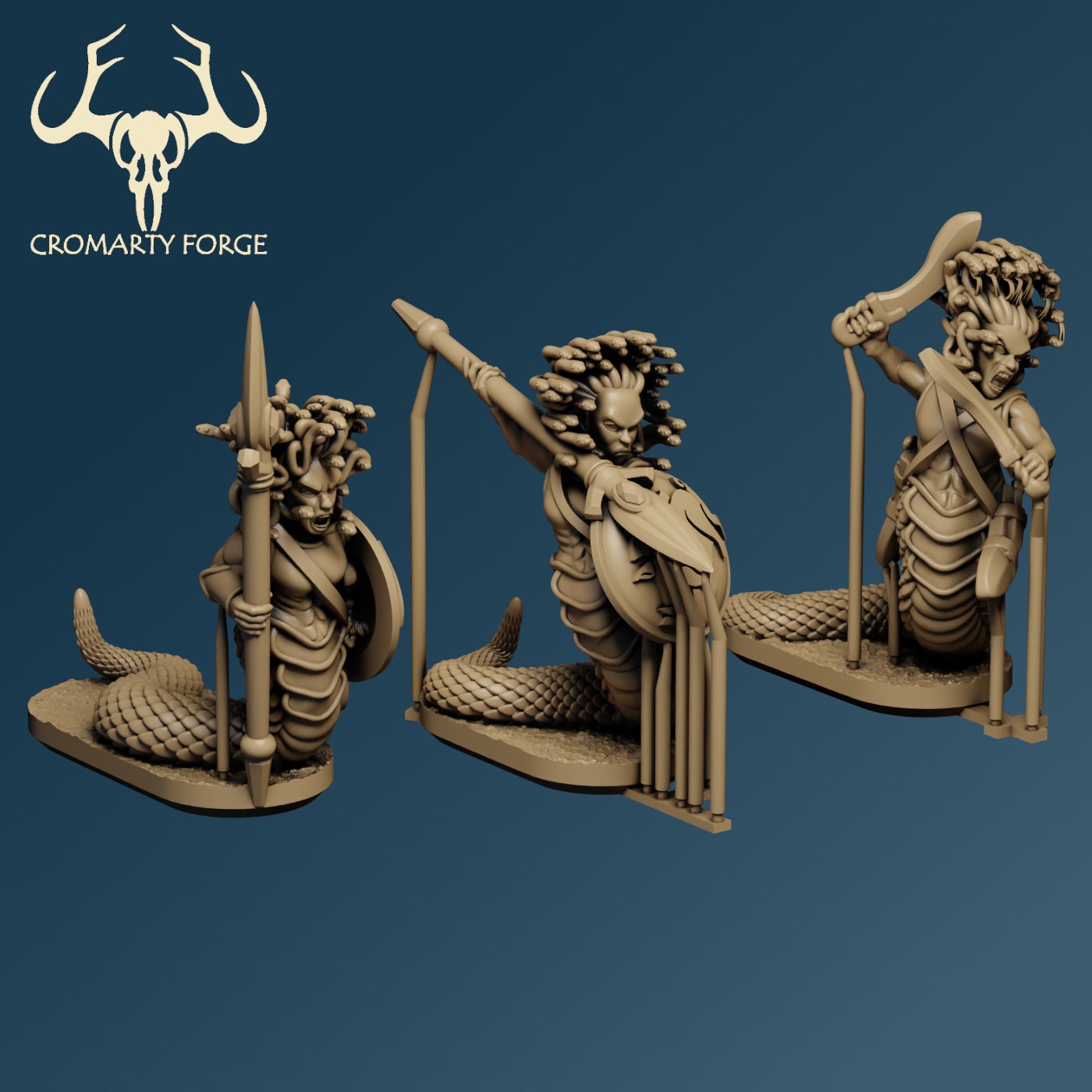 10mm Homeric Beastkin Gorgons - Image 4
