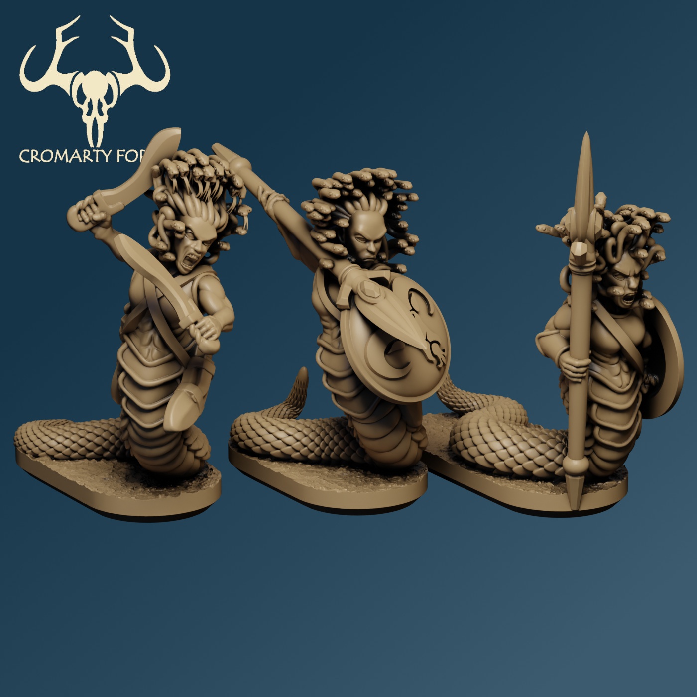 10mm Homeric Beastkin Gorgons - Image 3
