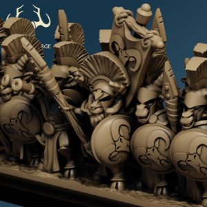 10mm Homeric Beastkin Heavy Infantry