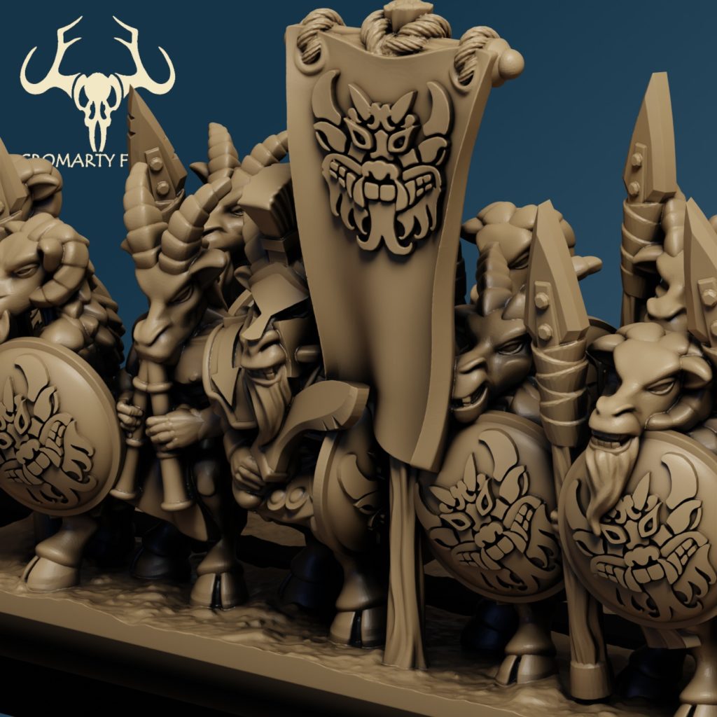 10mm Homeric Beastkin Light Infantry