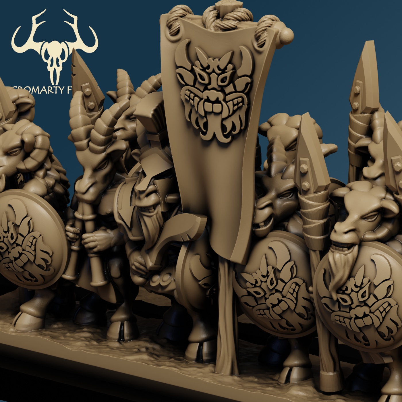 10mm Homeric Beastkin Light Infantry