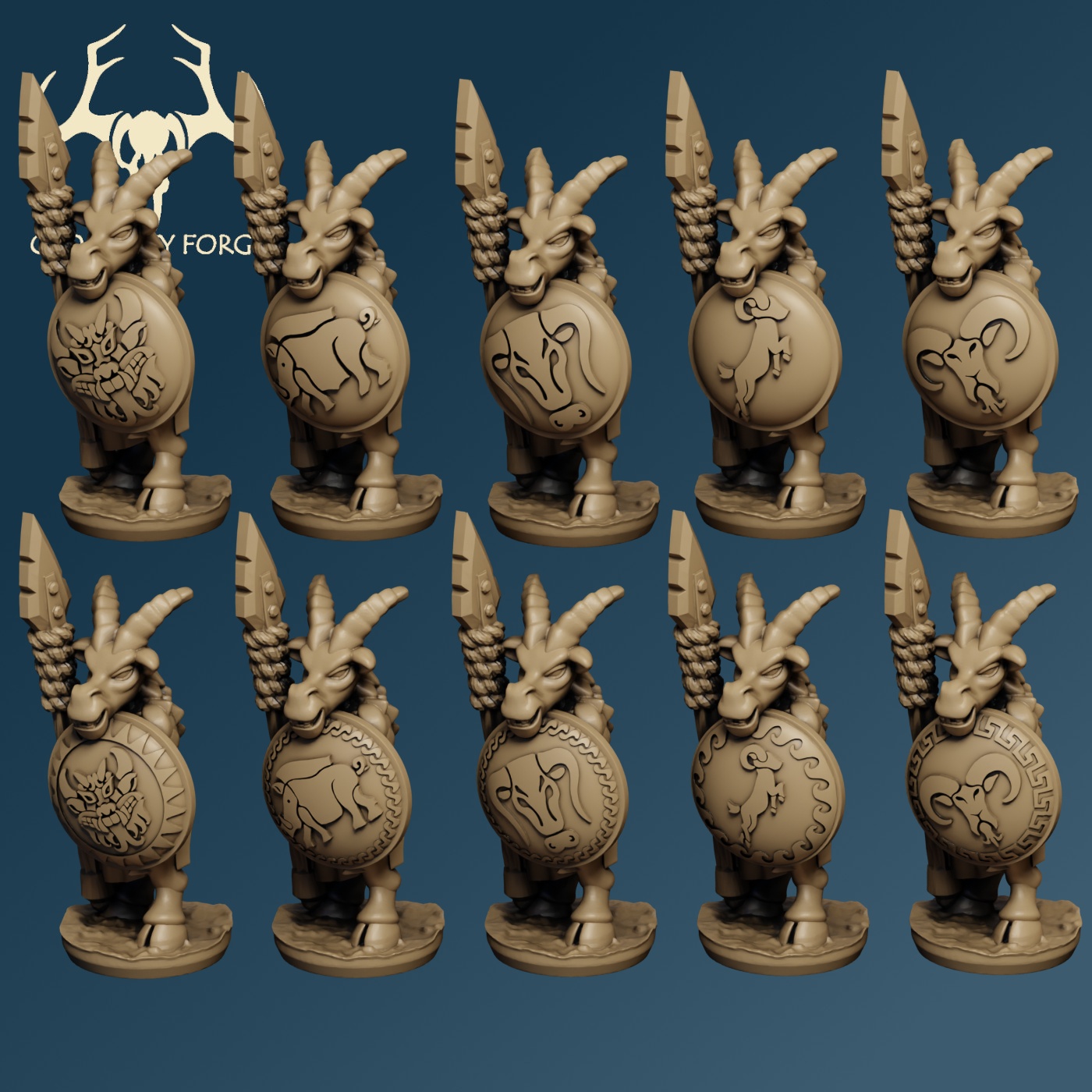 10mm Homeric Beastkin Light Infantry - Image 5