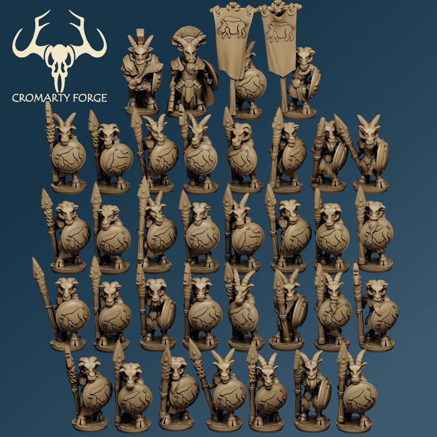 10mm Homeric Beastkin Light Infantry - Image 4