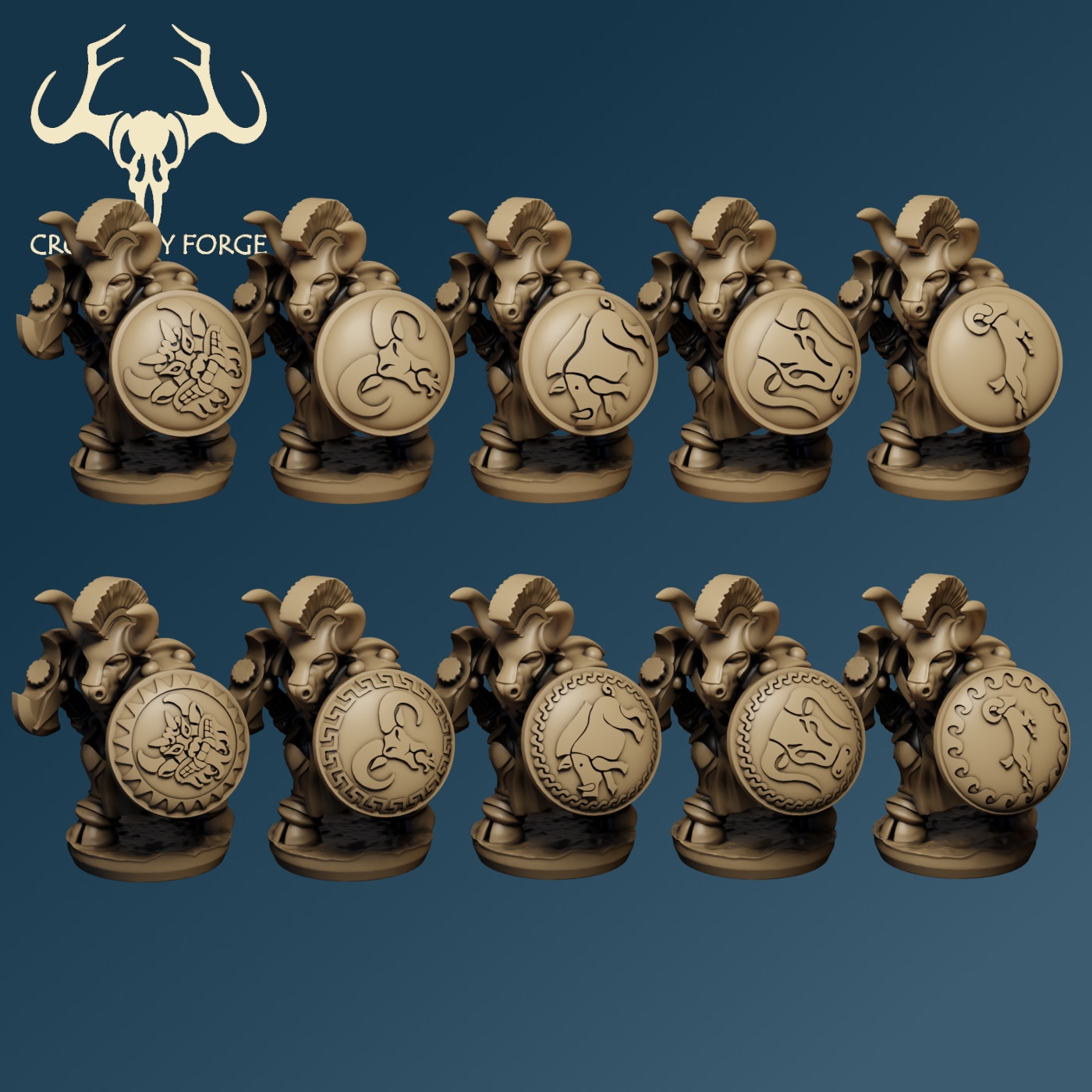 10mm Homeric Beastkin Minotaur - Image 4