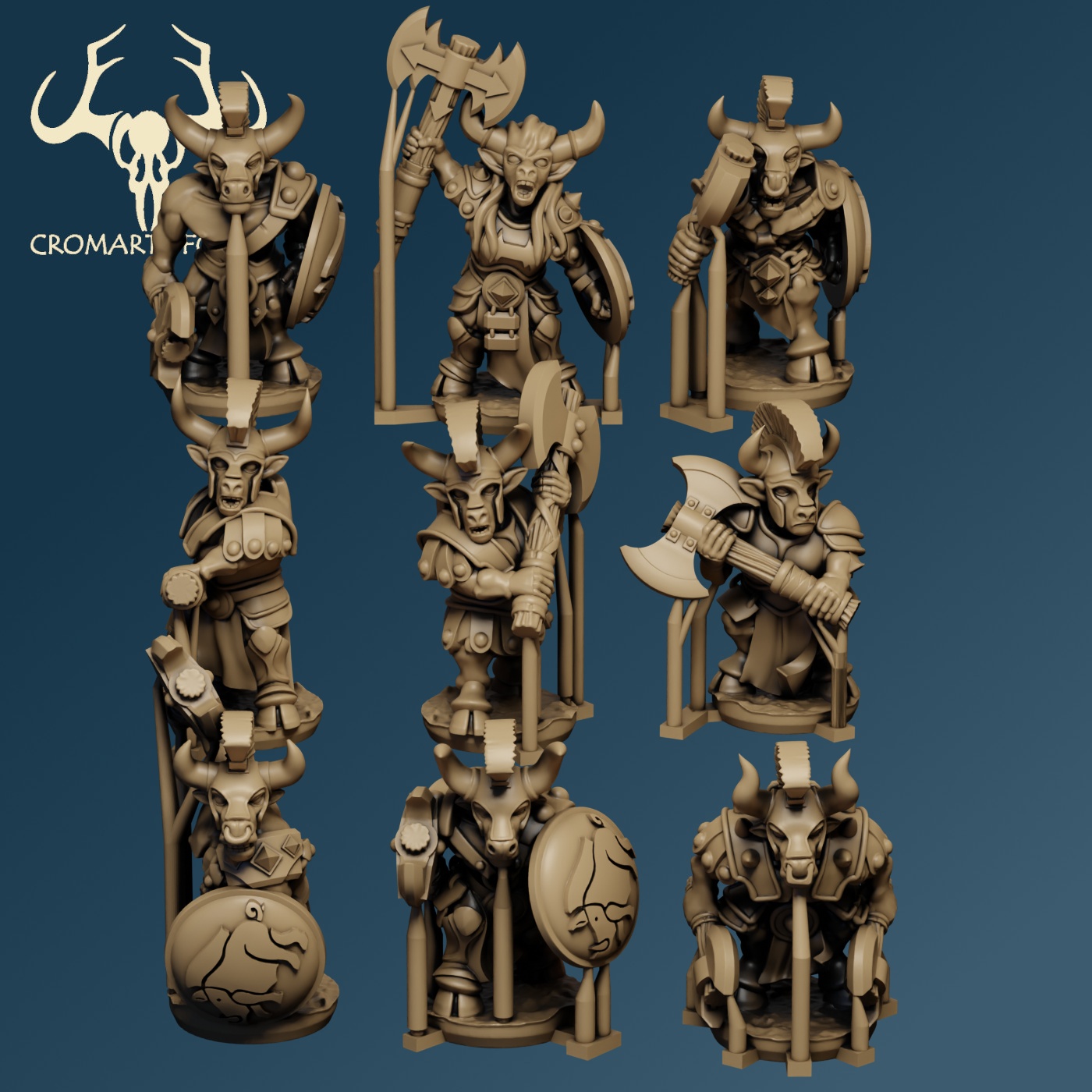 10mm Homeric Beastkin Minotaur - Image 3