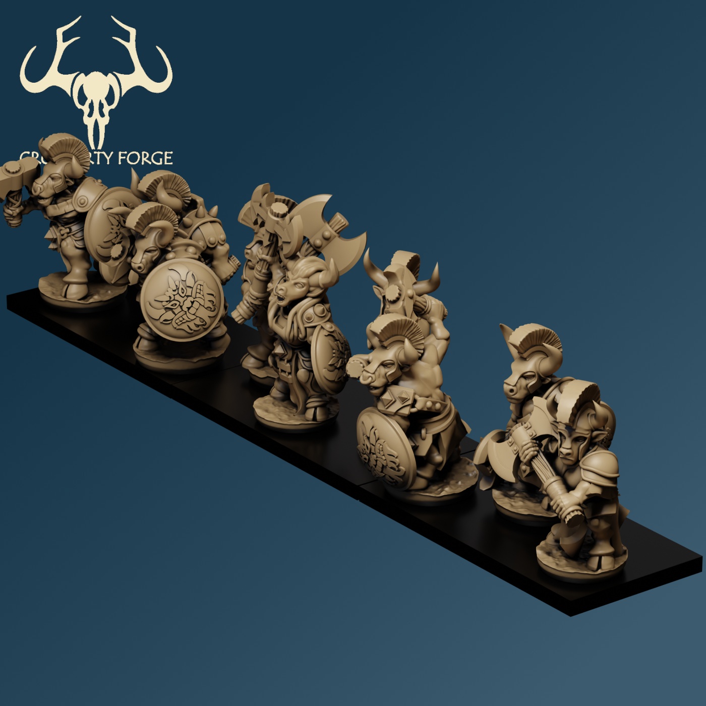 10mm Homeric Beastkin Minotaur - Image 5