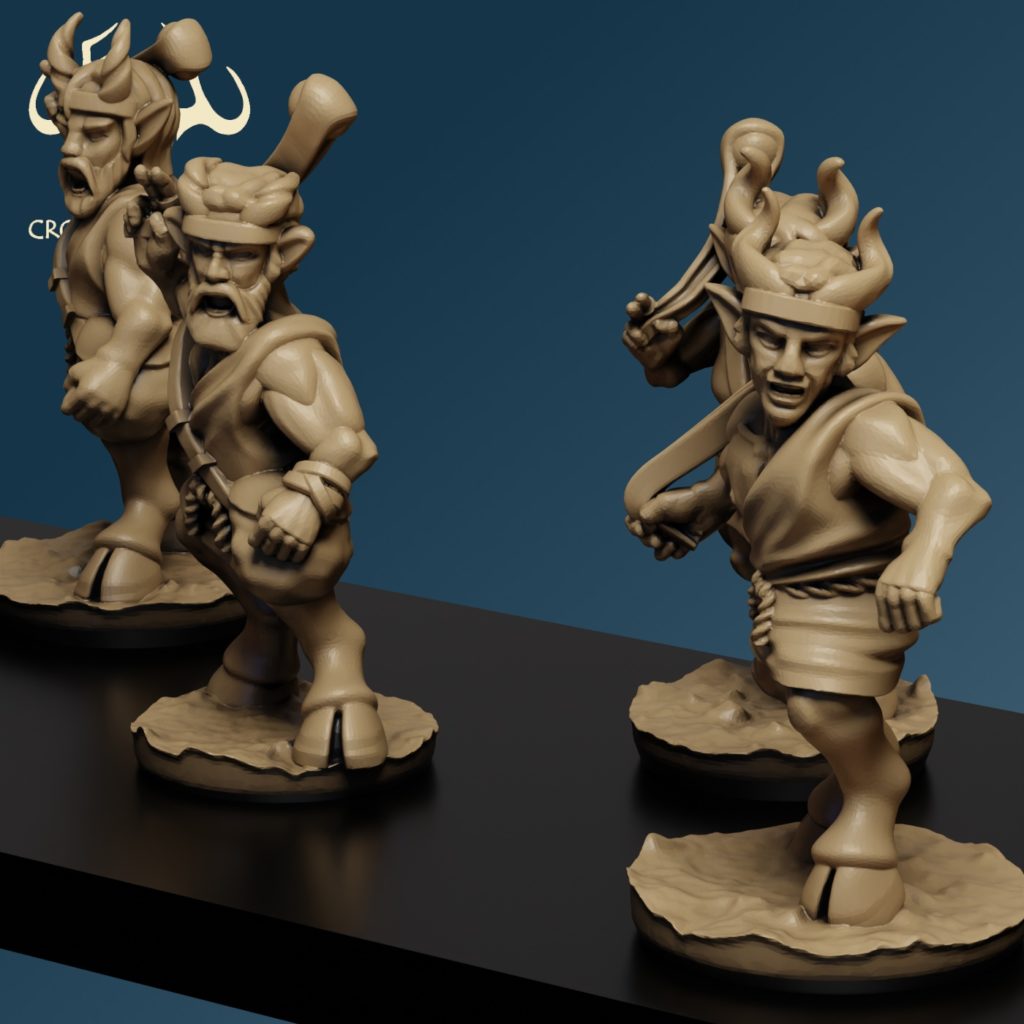 10mm Homeric Beastkin Slingers