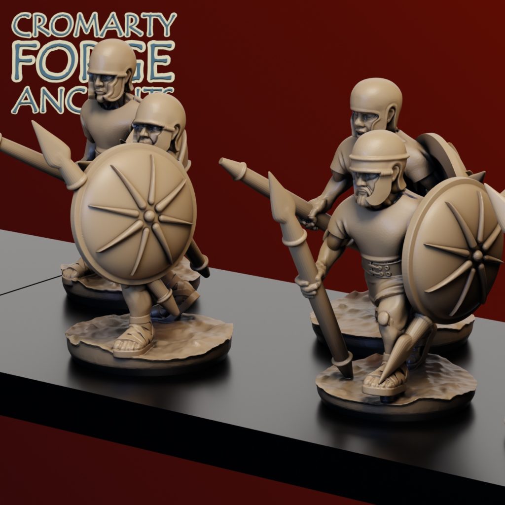 10mm Samnite : Skirmishers Aspis