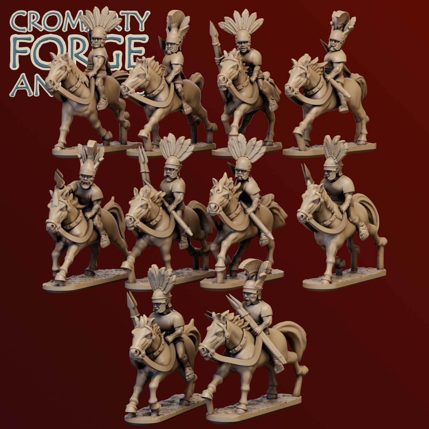 10mm Samnite : Light Cavalry - Image 4