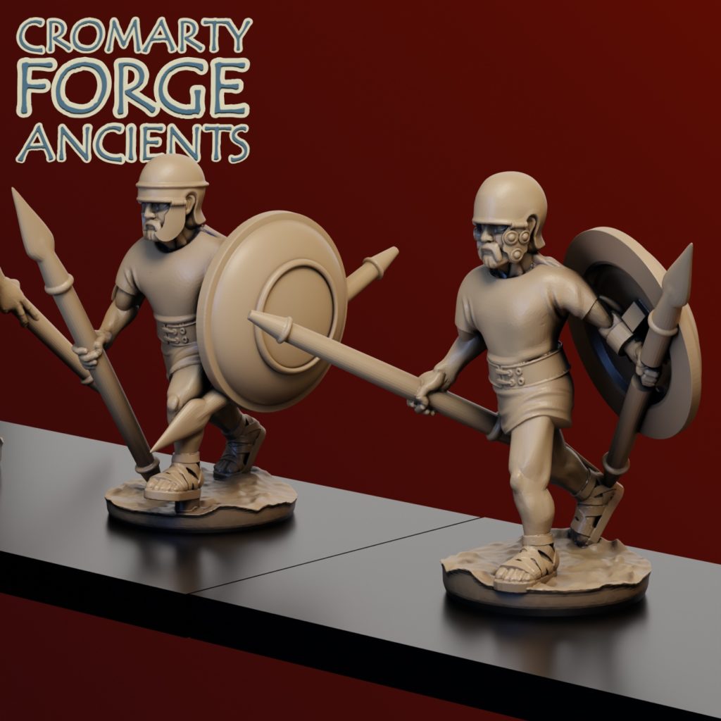 15mm Samnite : Skirmishers Aspis