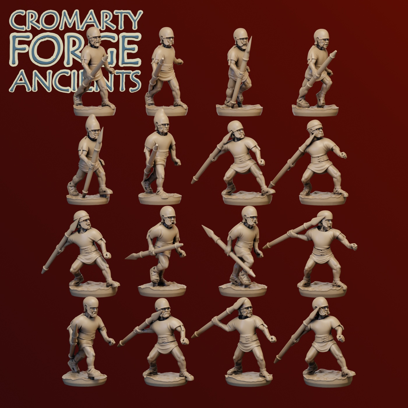 15mm Samnite : Skirmishers Aspis - Image 3